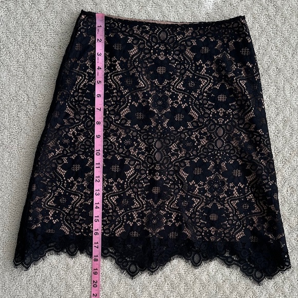 For Love & Lemons Rosemary Floral Lace Mini Skirt Black/Tan M Whimsigoth Sexy - Picture 13 of 14